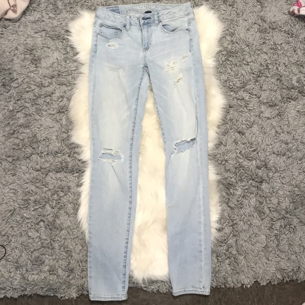 American Eagle Ripped Skinny Jeans